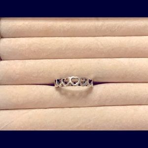 Sterling silver heart ring